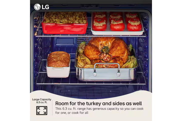 Stove 30" Gas W/Airfry Probak LG