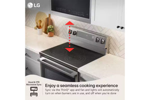 Stove 30" Gas W/Airfry Probak LG