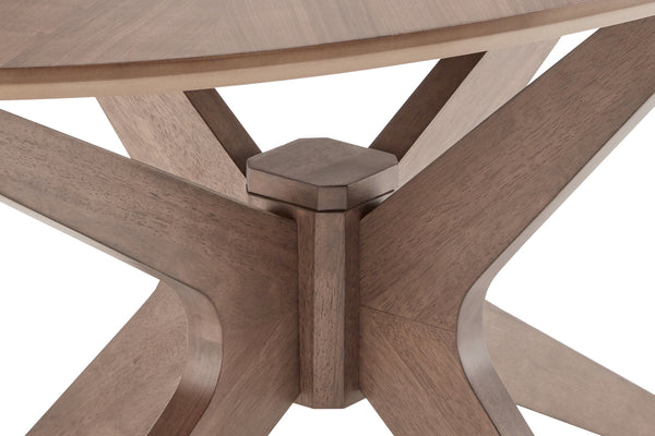 Lux Mesa de Comedor Ovalada con 4 Sillas
