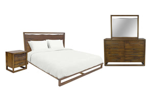Loft Cama, Gavetero con Espejo & Mesa de Noche