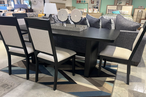 Morfeo Dining Table W/4 Chairs Set