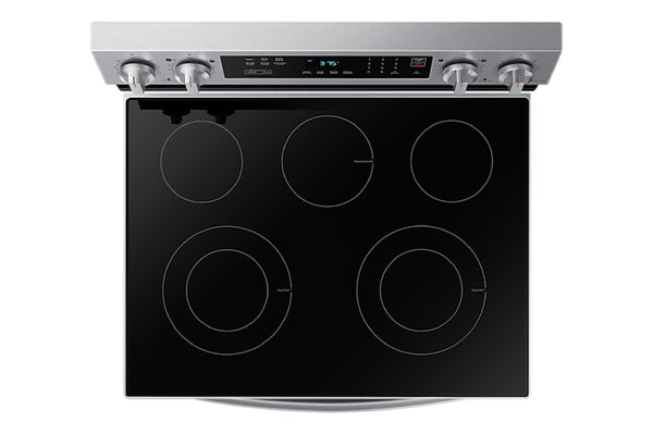 Samsung Estufa 30" Eléctrica 5B Smart Stainless Steel