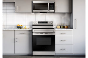 Samsung Estufa 30" Eléctrica 5B Smart Stainless Steel
