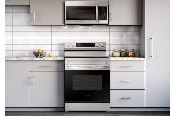 Samsung Estufa 30" Eléctrica 5B Smart Stainless Steel