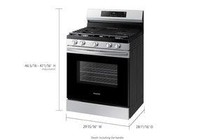 Samsung Nx60a Estufa 30" Gas 5B Airfry Smart