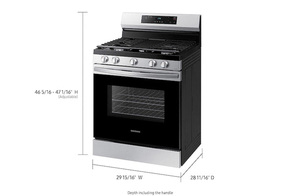 Samsung Nx60a Estufa 30" Gas 5B Airfry Smart