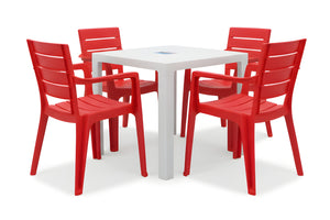 Duarte Mesa de Comedor con 4 Sillas