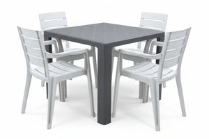 Duarte Mesa de Comedor con 4 Sillas