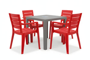 Duarte Mesa de Comedor con 4 Sillas