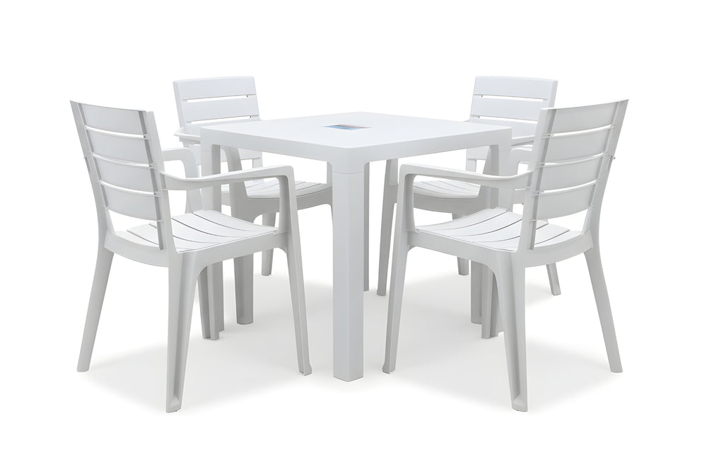 Duarte Mesa de Comedor con 4 Sillas