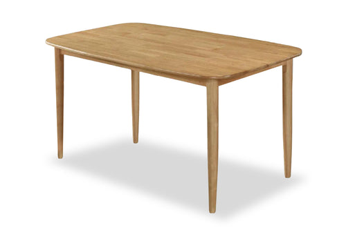 Mesa de madera sobre fondo blanco