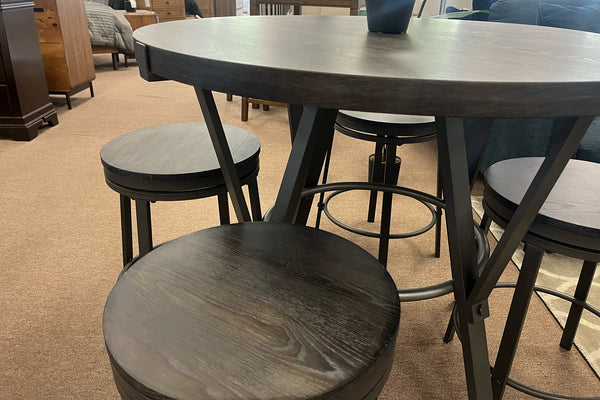 Portland Mesa de Comedor con 4 Taburetes 
