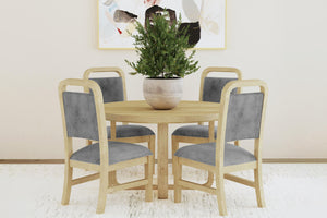 Ridgemont Mesa de Comedor Redonda con 4 Sillas