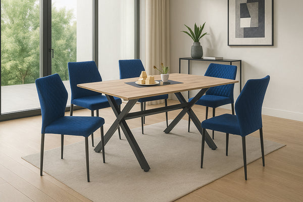 Royce Mesa de Comedor con 4 Sillas