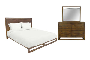 Loft-bed Bed/Dr/Mr Set