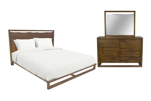 Loft-bed Bed/Dr/Mr Set