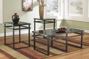 Xia Sofá & Loveseat con 3 Mesas Ocasionales 