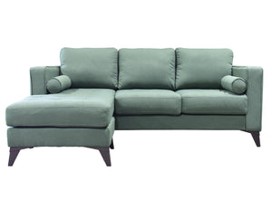 Seccional verde sobre fondo blanco