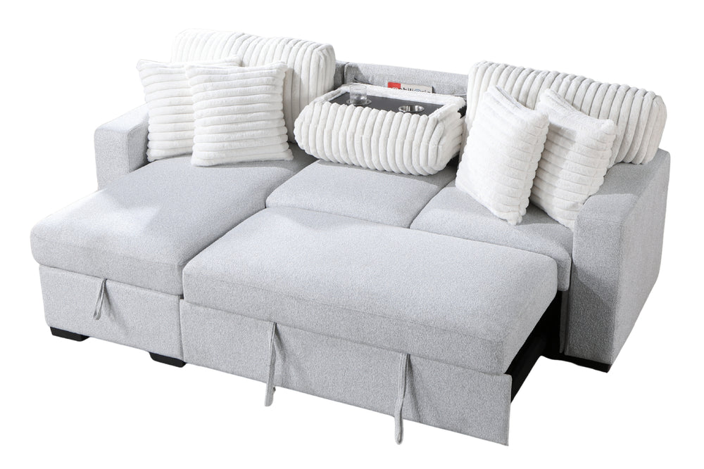 U0204 Sofá Chaise con Almacenamiento