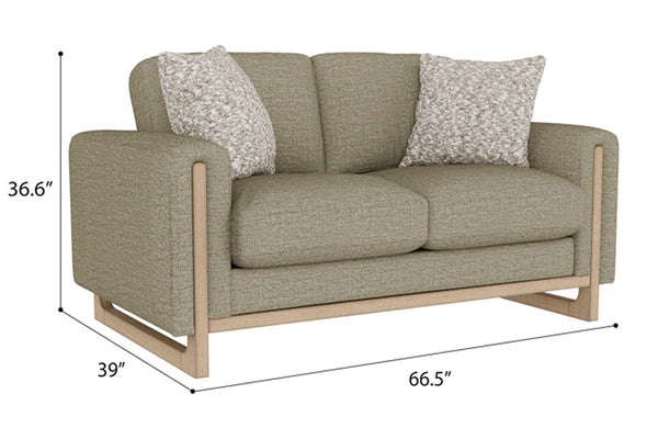 Sutton Loveseat & 2 Cojines