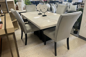 Valentino Mesa de Comedor con 4 Sillas