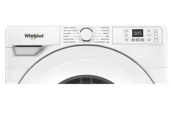 Lavadora Whirlpool de carga frontal de 4,5 pies