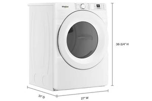 Whirlpool Secadora 7.4' Gas Front Load