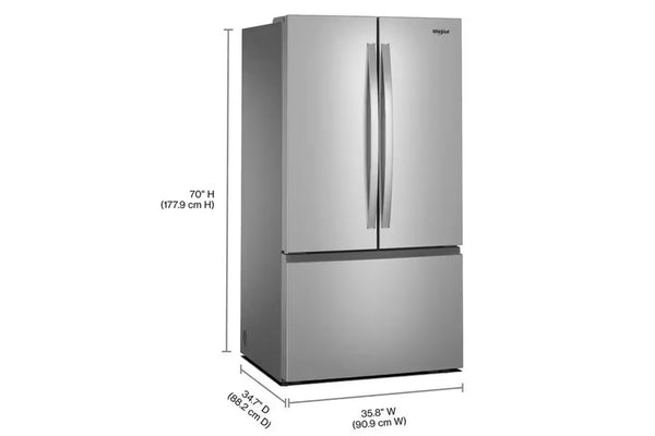 Whirlpool Nevera 31' F/D con IceMaker
