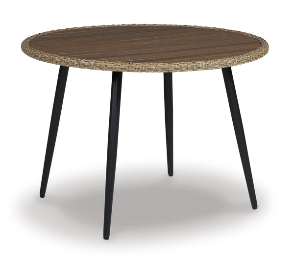 Ashley Amaris Mesa Redonda Exterior & 4 Sillas