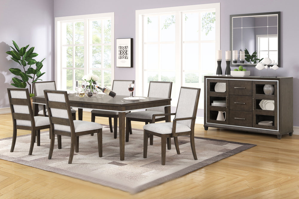 Monroe Rect Table W/4Chairs/2Arm Set