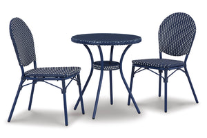 Ashley Odyssey Blu Mesa con 2 sillas