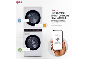 Lg Wk10 Combo F/Load Lav/Sec-Ele Inv W