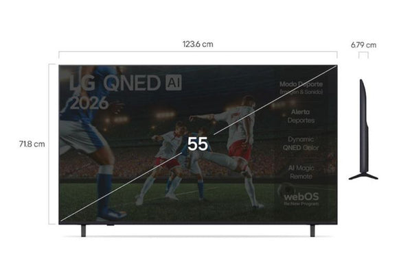 55" TV QNED AI 4K G8 Smart