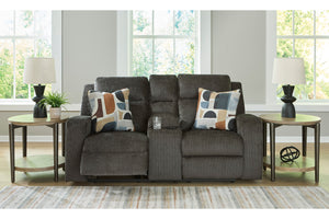 Ashley Kanlow Dbl Rec Loveseat con consola