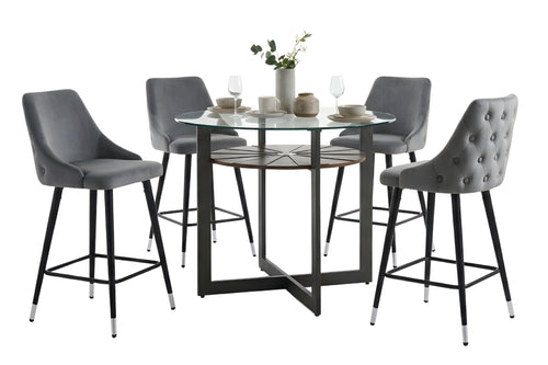 Olson Counter Table with 4 Stools