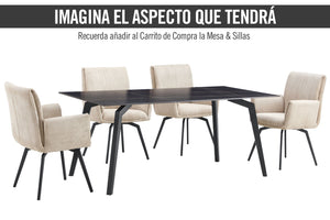 Lynox Swivel Arm Dining Chair