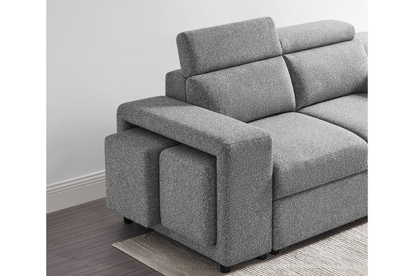 U1218 Pull Out Sofa Bed W/Cnsl& Usb