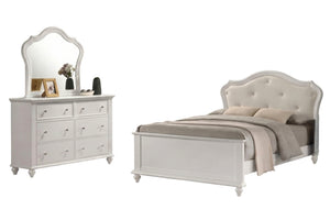 Allison Bed & Dresser with Mirror