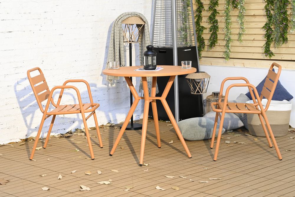Conjunto de mesa y sillas para exterior