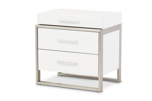 Marquee Nightstand W/Led Light