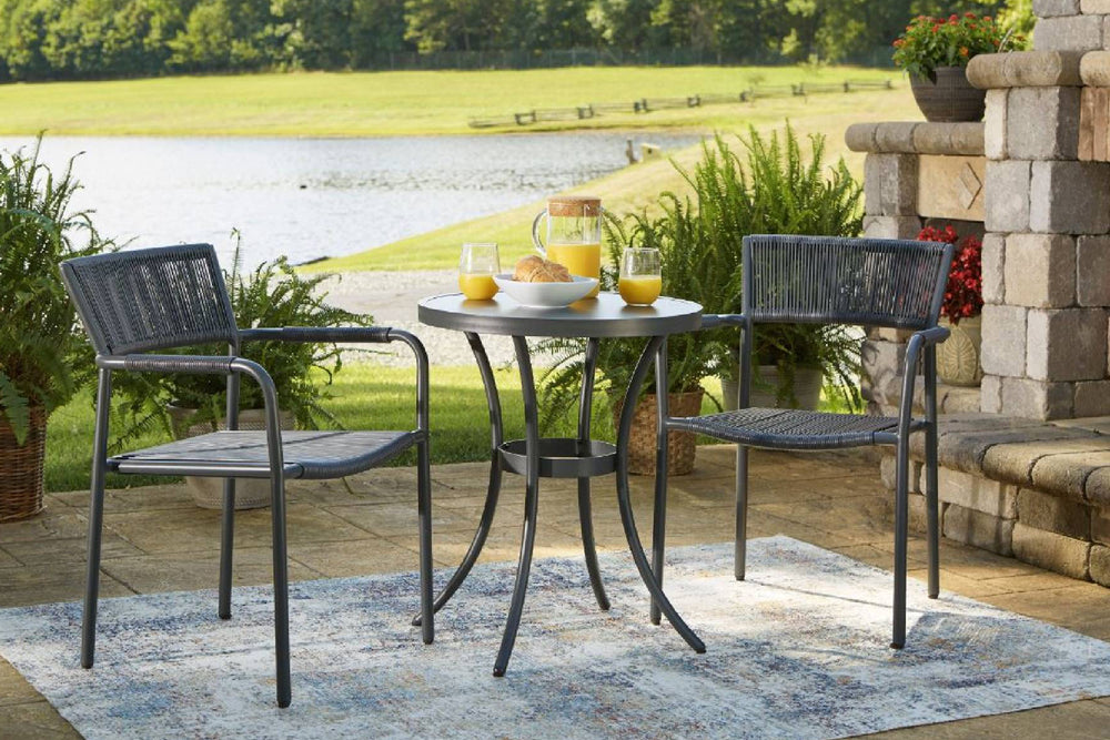  Crystal Breeze Mesa de Exterior con 2 Sillas