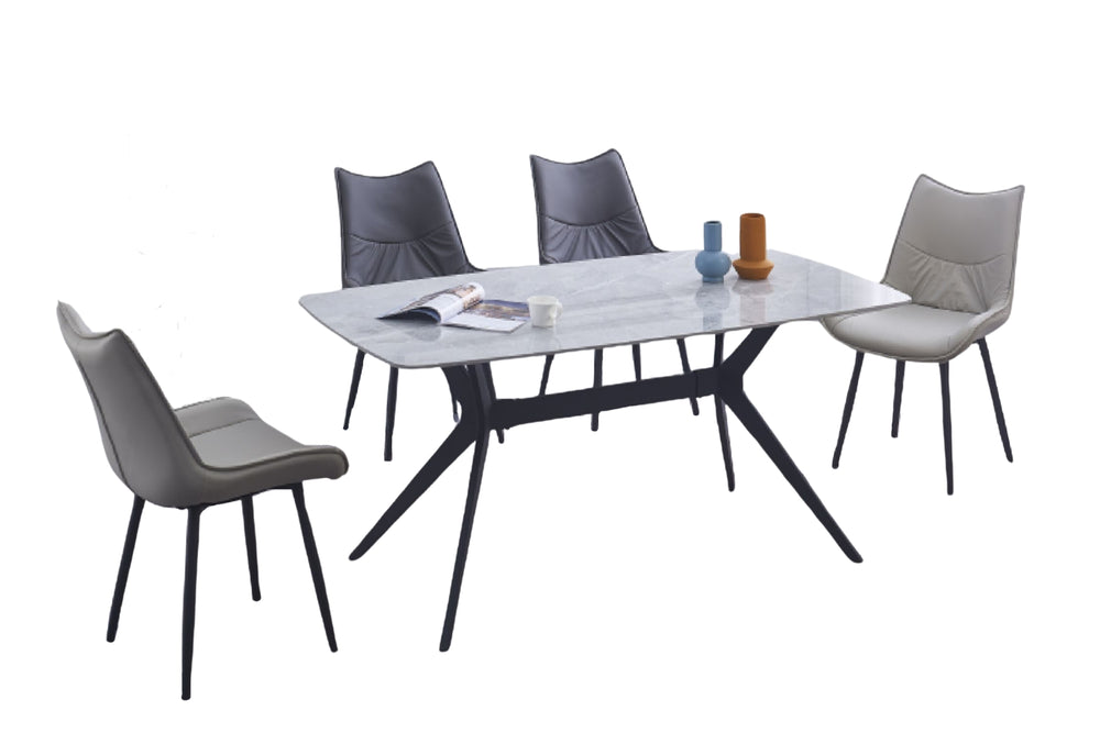 Callista Mesa de Comedor con 4 Sillas