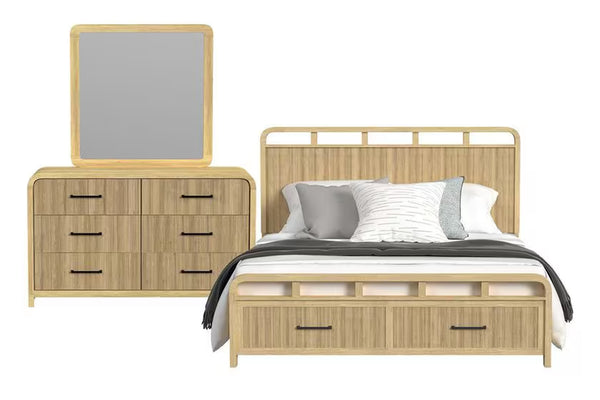 Ridgemont Cama Queen & Gavetero con Espejo