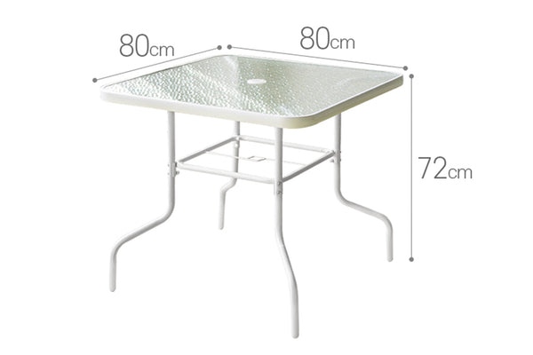 Gambia Square Table/4Chair Set