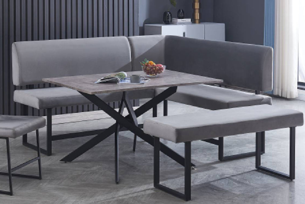 DT197 Blazer Mesa de Comedor, bench en forma de "L" & bench