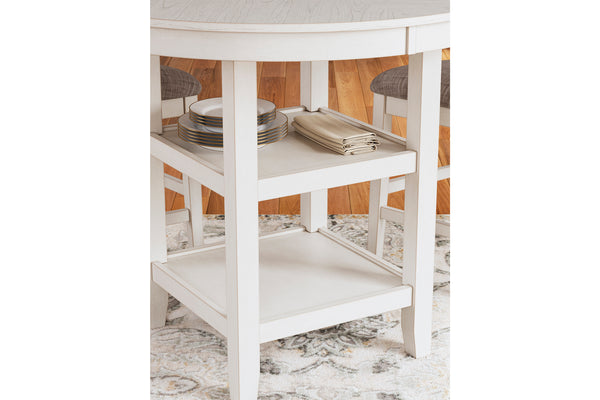Erinberg Dining Table Counter Height with 4 Stool