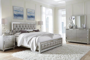 1621 Cama Queen & Gavetero con Espejo 