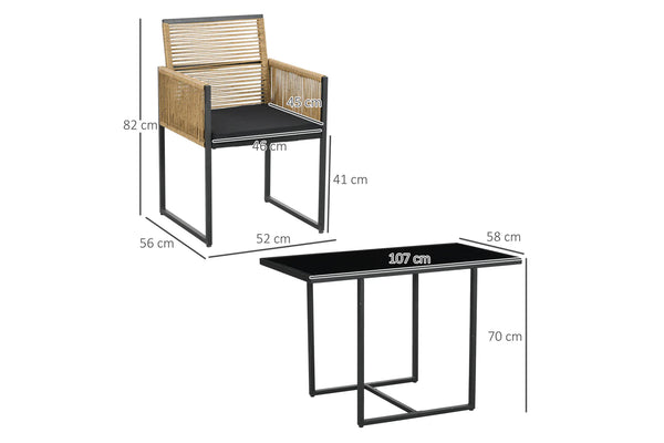 Kingston 3Pc Juego de Comedor