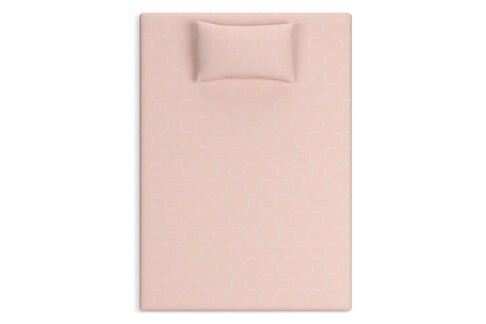Ikidz Mattress Full & Almohada Coral