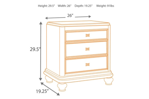 Coralayne Mesa de Noche